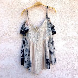 Jens Pirate Booty Hand Tie Dye Petunia Tunic